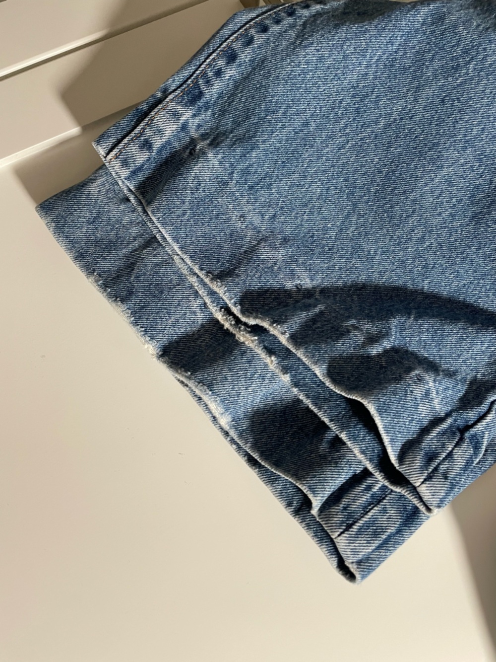 Levi’s Premium XL Baggy Straight Jeans Low Fi Prep Medium Wash - Picture 5 of 7